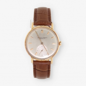 Reloj de oro IWC de cuerda manual , años 60 | Comprar IWC de segunda mano | Comprar reloj segunda mano