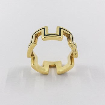 Anillo Puig Doria en oro amarillo 2