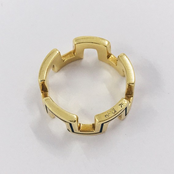 Anillo Puig Doria en oro amarillo