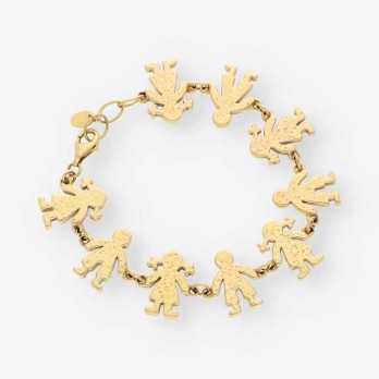 Pulsera niÃ±o oro TOUS 2