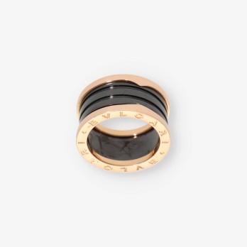 Anillo Bulgari BZero cerÃ¡mica 2