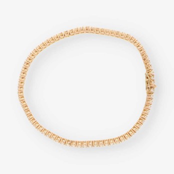 Pulsera Riviere oro y bri aprox. 1.50 Qt 2