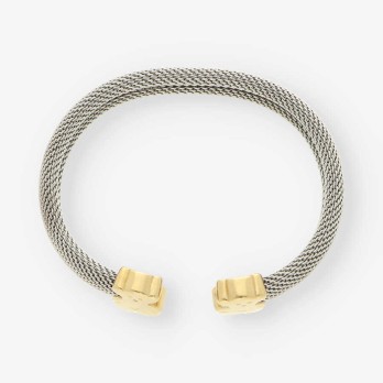 Esclava acero y oro TOUS 2