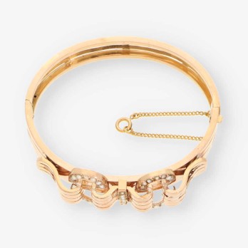 Esclava Vintage oro y perla 2