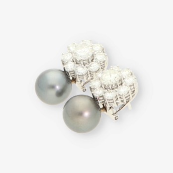 Roseton oro blanco, bri y perla tahitÃ­ 2