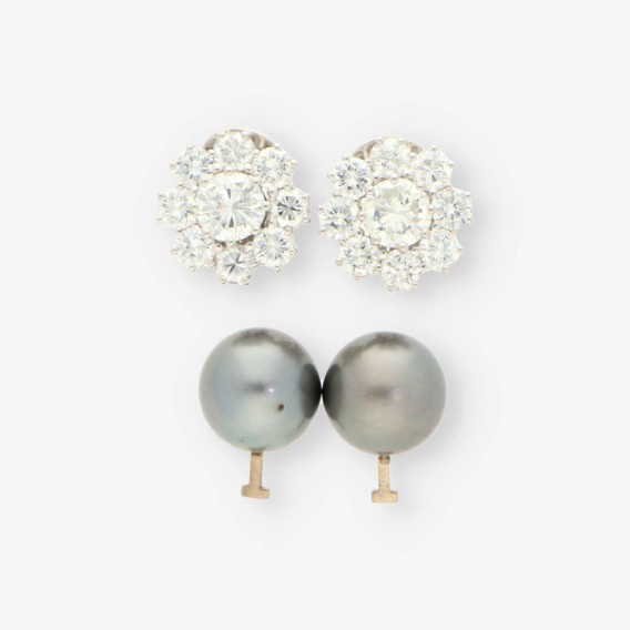 Roseton oro blanco, bri y perla tahitÃ­