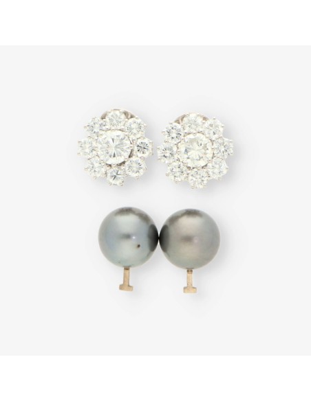 Roseton oro blanco, bri y perla tahitÃ­