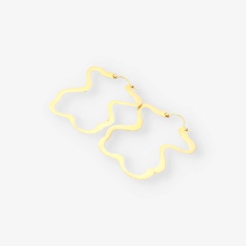 Pendientes silueta Oso oro TOUS 2