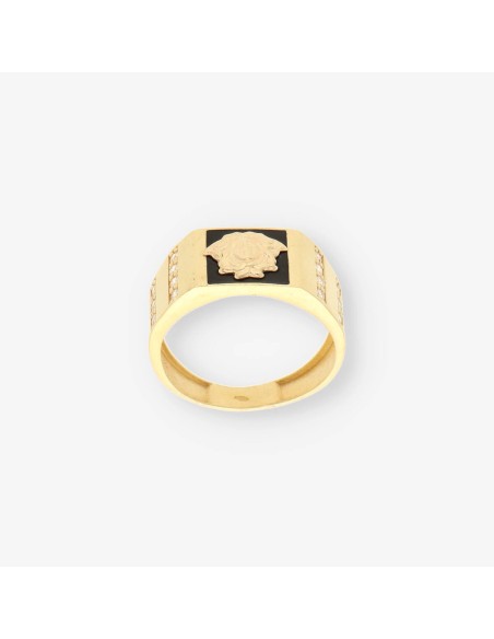 Anillo oro diseÃ±o Versace