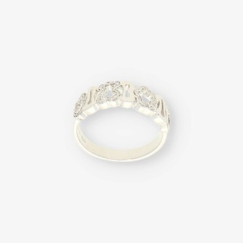 Anillo or blanco y bri TOUS 2