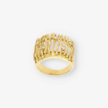 Anillo oro y bri 2