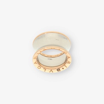 Anillo acero/oro BULGARI 2