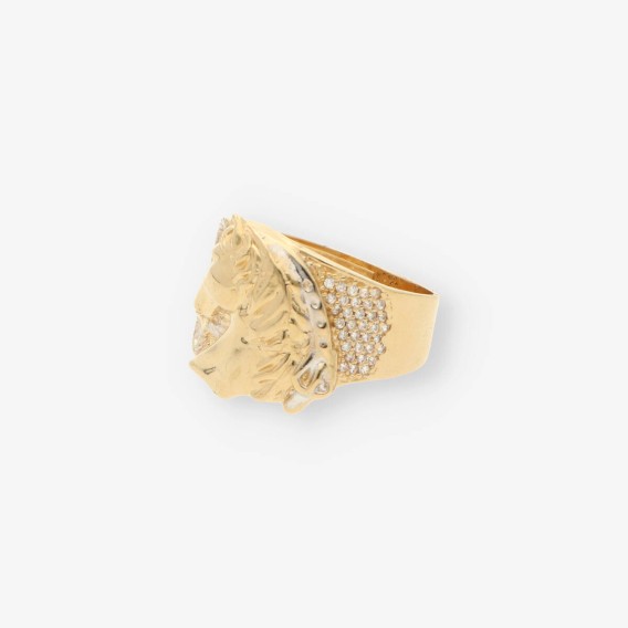 Anillo caballo oro