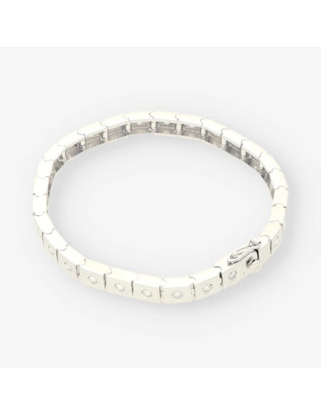 Pulsera riviere oro bl bri aprox.1,30 Qt