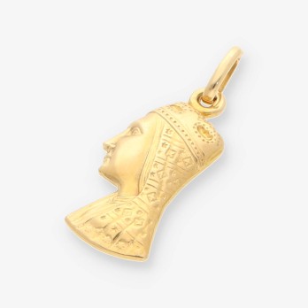 Colgante virgen de Montserrat oro 2
