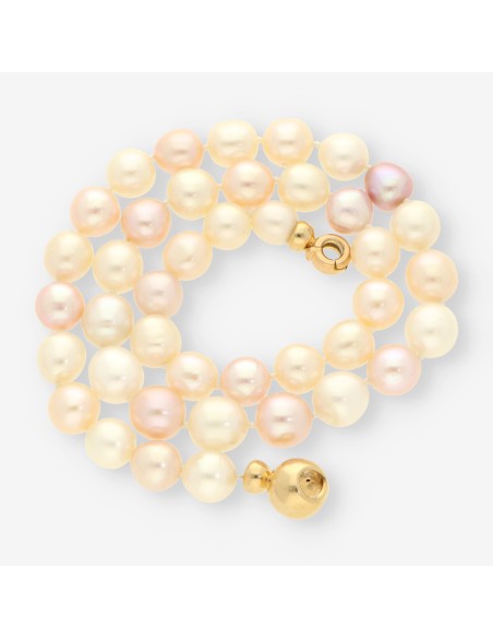 Collar perlas y cierre oro
