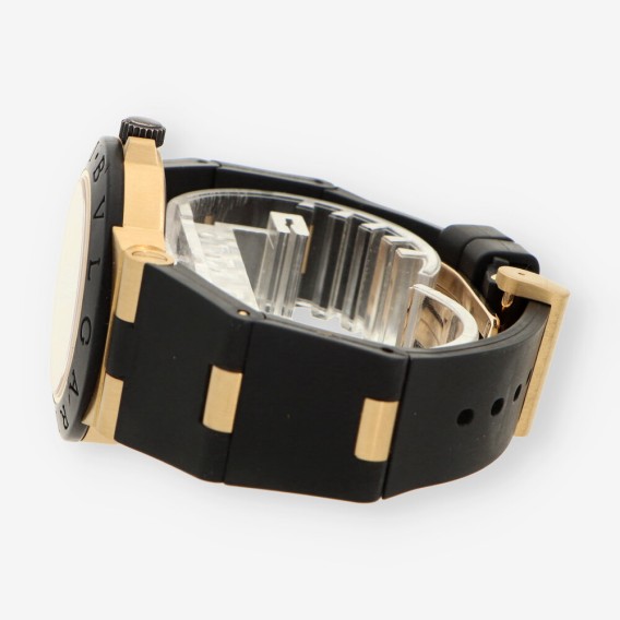 RELOJ bVULGARI ORO CUERO AL 386