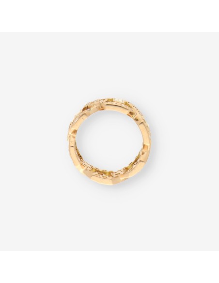 Anillo alianza oro y brillante