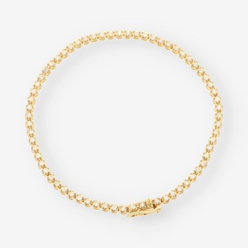 Pulsera riviere oro brillantes 2