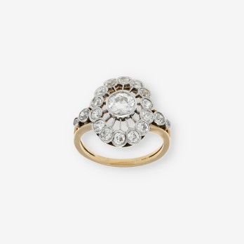 Anillo en oro 18kt con brillantes 2