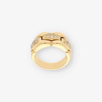 Anillo oro y bri CARTIER 2