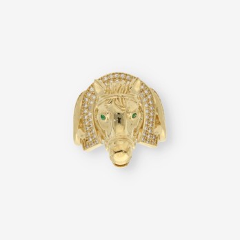 Anillo caballo oro