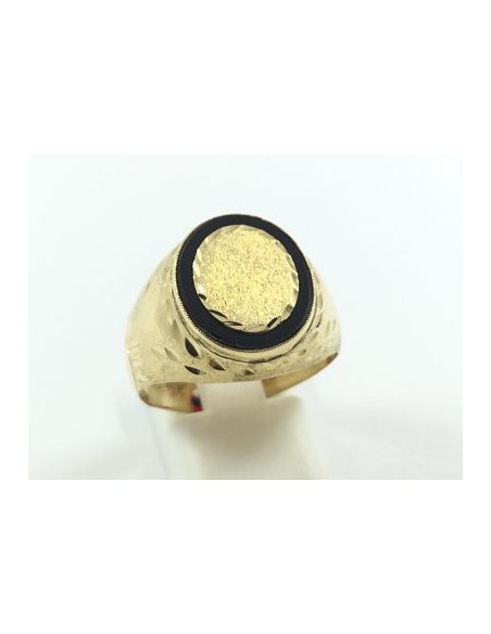 Anillo sello en oro y Ã³nix