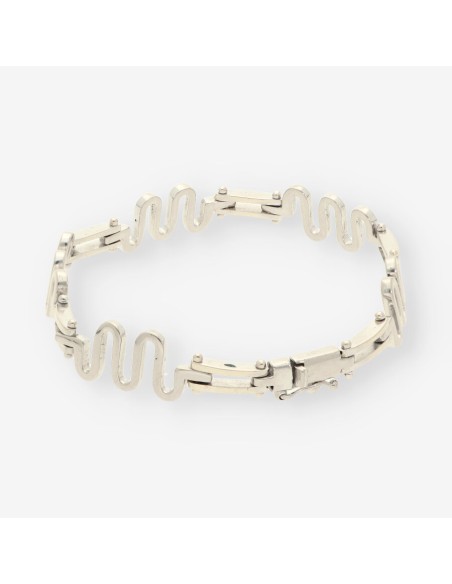 Pulsera oro blanco