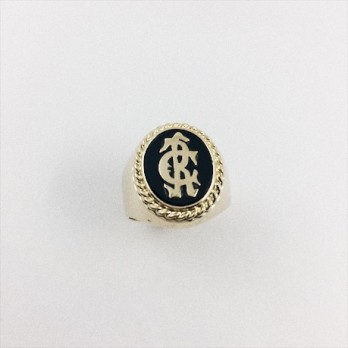 Anillo sello para caballero en oro 2