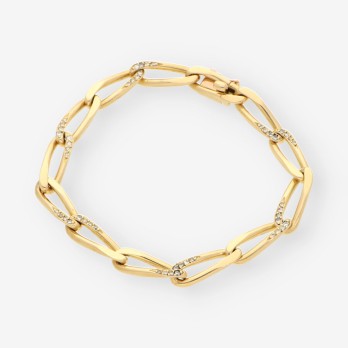 Pulsera oro y brillantes 2
