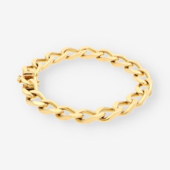 Pulsera barbada oro