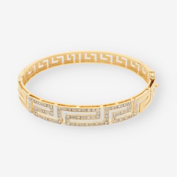 Esclava oro y brillantes 