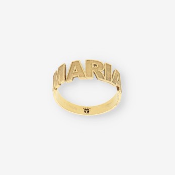 Anillo oro Maria 2