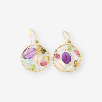 Pendientes oro garabatos TOUS