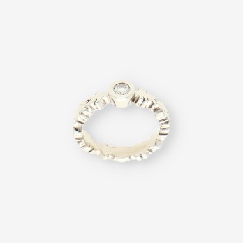 Anillo niÃ±o/niÃ±a oro bl. y bri TOUS 2