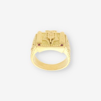 Anillo FaraÃ³n oro 2