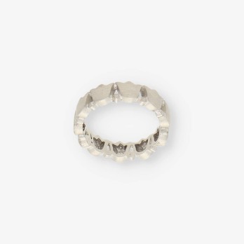 Anillo tulipÃ¡n oro blanco TOUS 2