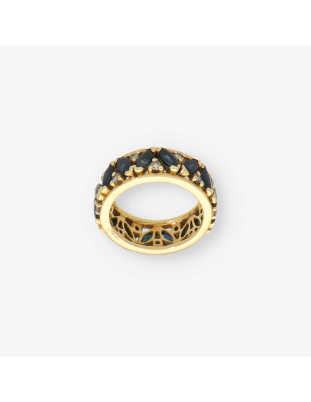 Anillo en oro 18kt con diamantes