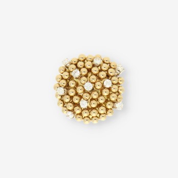 Anillo oro y brillantes