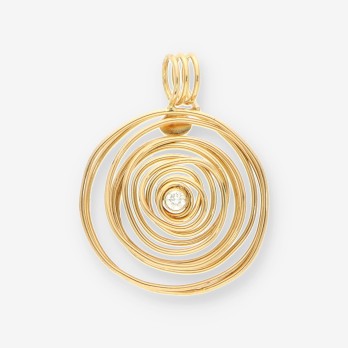 Colgante oro y brillantes TOUS