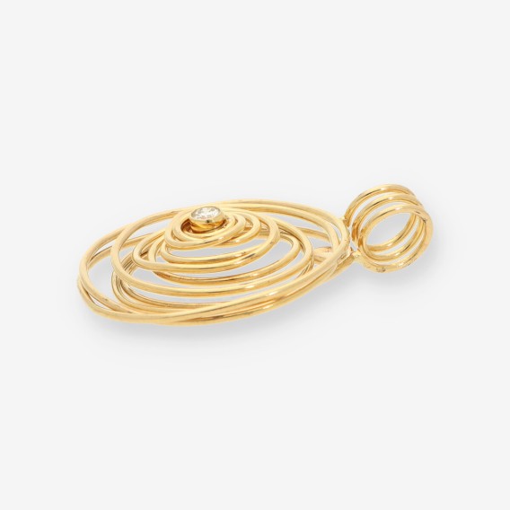 Colgante oro y brillantes TOUS