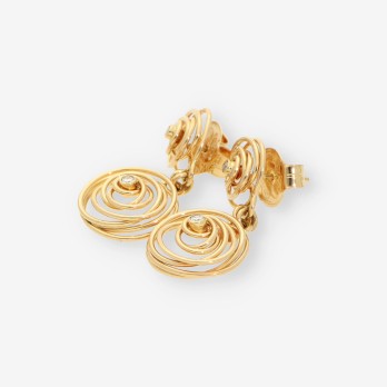 Pendientes oro y brillantes TOUS 2