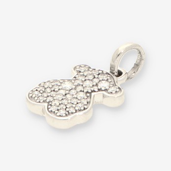 Colgante oso oro bl. y brillantes TOUS 2