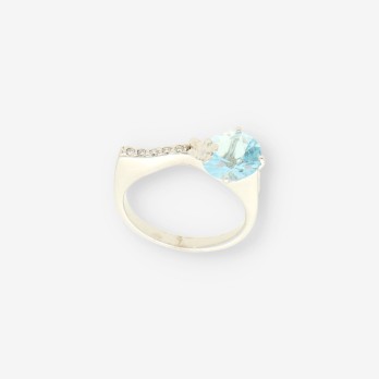 Anillo oro bl. topacio TOUS 2