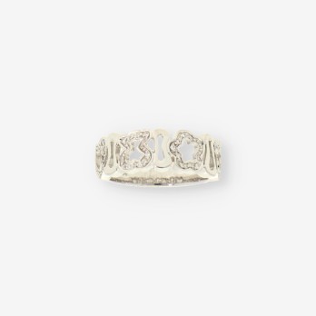 Anillo oro blanco y bri TOUS