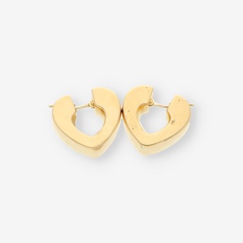 Pendientes forma corazon oro TOUS