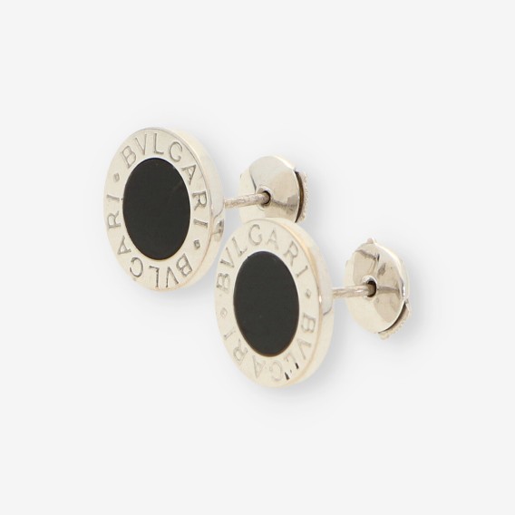 Pendientes Onix oro bl. BULGARI