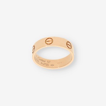 Anillo CARTIER Love oro rosa 2