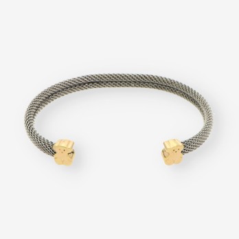 Esclava osos acero y oro TOUS