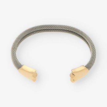 Esclava tulipÃ¡n acero y oro TOUS 2